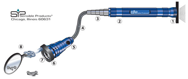 EMF-2 Extendable Magnetic Flashlight EMF-2 Extendable Magnetic Flashlight
