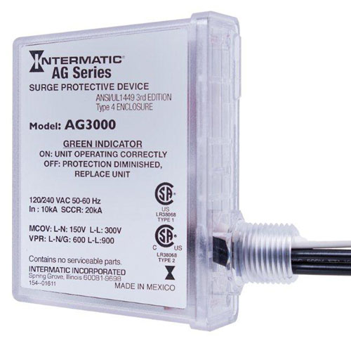 Intermatic AG Series Surge Protective Device Intermatic AG Series Surge Protective Device